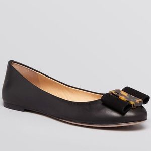 Tory Burch Chase Ballet Flats black & tortoise 7.5